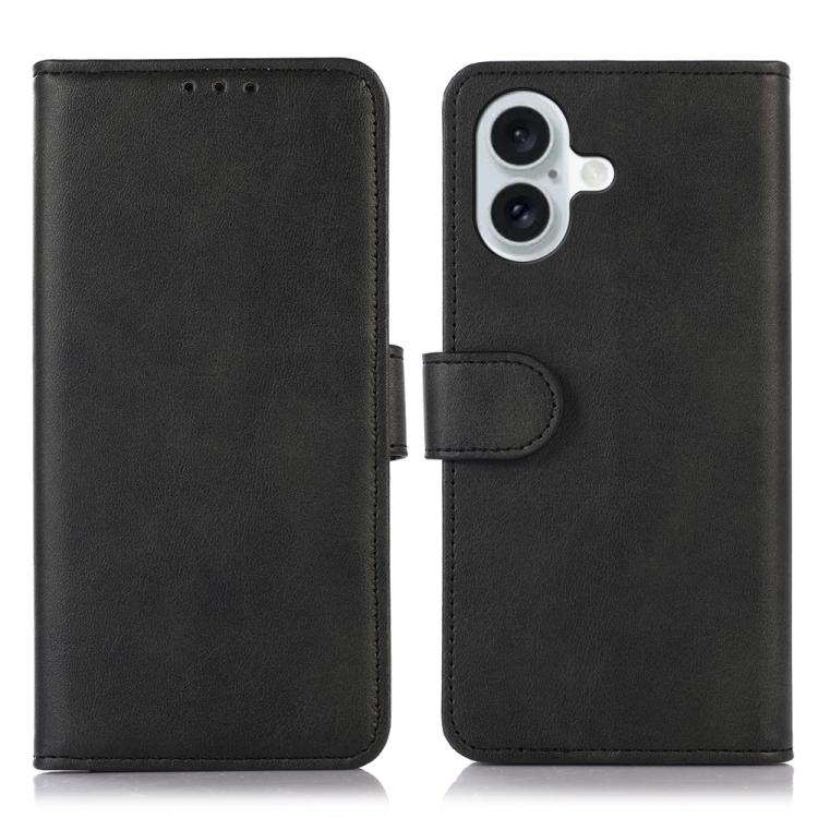 For iPhone 17 Cow Texture Leather Phone Case(Black)