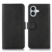 For iPhone 17 Cow Texture Leather Phone Case(Black)