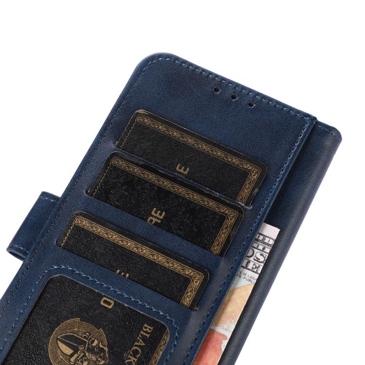For iPhone 17 Cow Texture Leather Phone Case(Blue)
