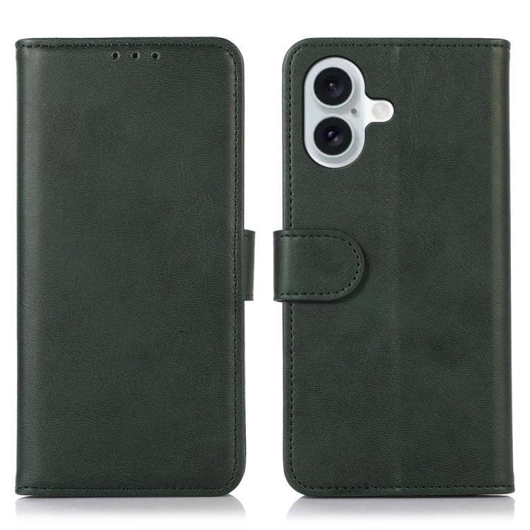 For iPhone 17 Cow Texture Leather Phone Case(Green)