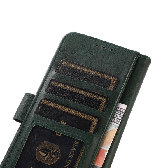 For iPhone 17 Cow Texture Leather Phone Case(Green)