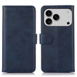 For iPhone 17 Pro Cow Texture Leather Phone Case(Blue) - free shipping - PMc TechLife - Order now!