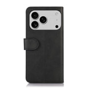 For iPhone 17 Pro Max Cow Texture Leather Phone Case(Black)