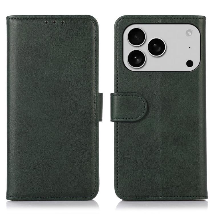 For iPhone 17 Pro Max Cow Texture Leather Phone Case(Green)