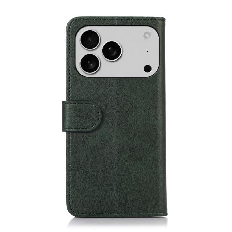 For iPhone 17 Pro Max Cow Texture Leather Phone Case(Green)