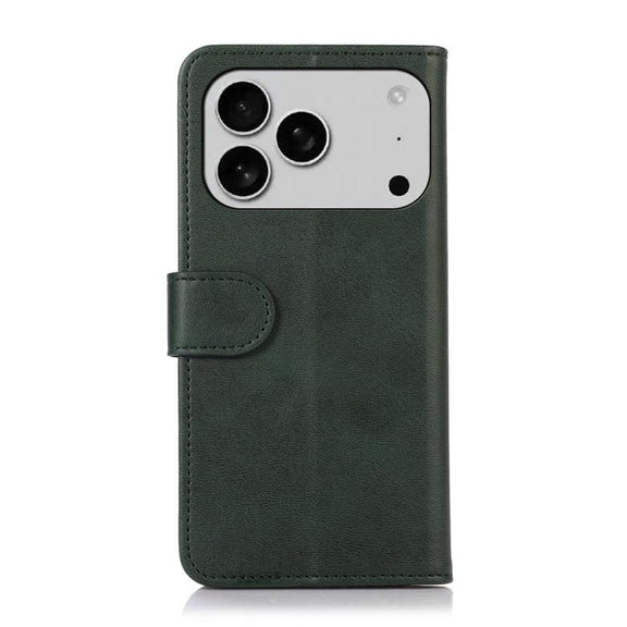 For iPhone 17 Pro Max Cow Texture Leather Phone Case(Green)