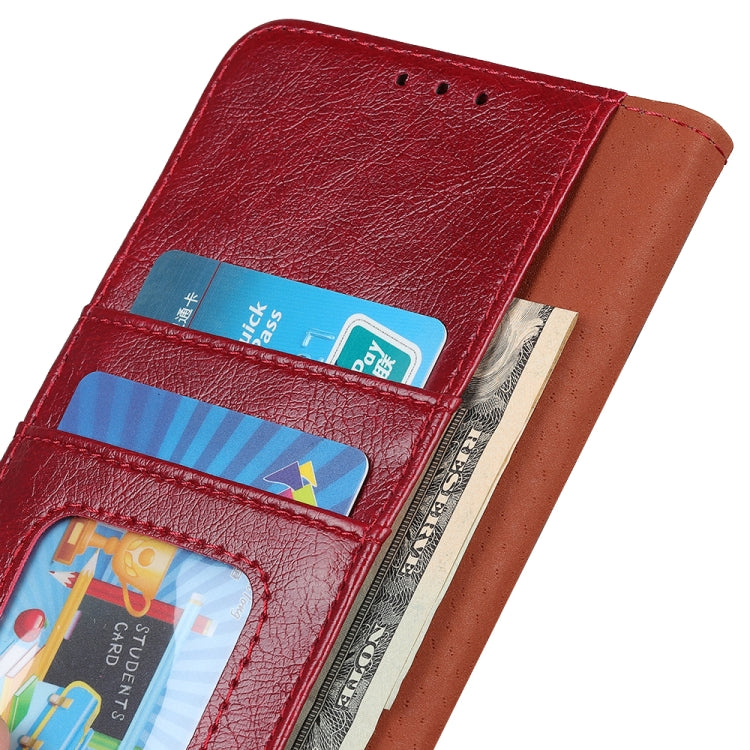 For iPhone 16 Pro Nappa Texture Leather Case(Red)