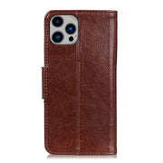 For iPhone 16 Pro Nappa Texture Leather Case(Brown)