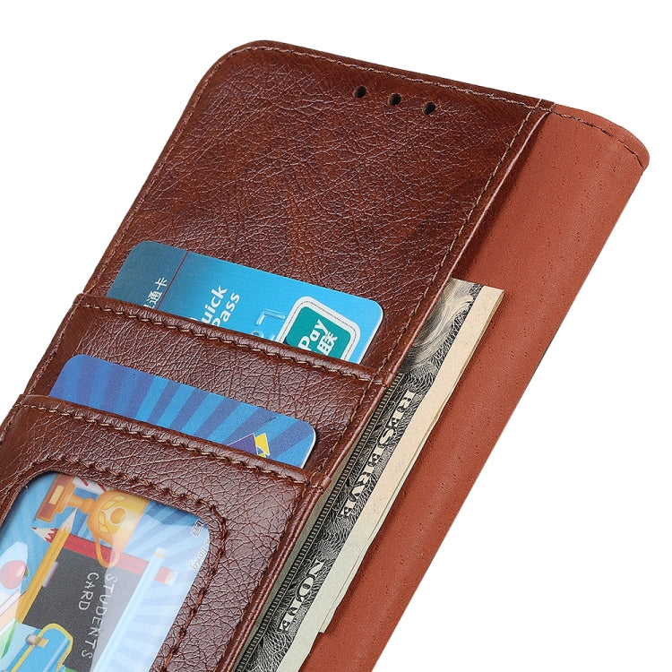 For iPhone 16 Nappa Texture Leather Case(Brown)
