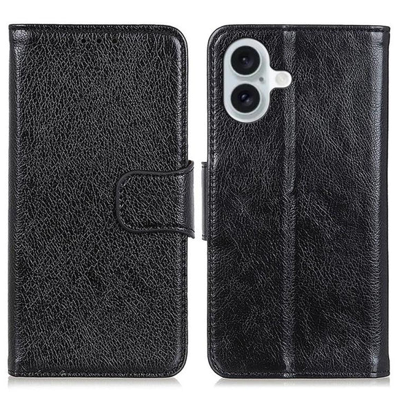 For iPhone 17 Nappa Texture Leather Case(Black)
