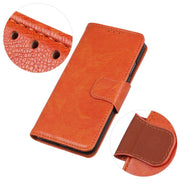 For iPhone 17 Air Nappa Texture Leather Case(Orange)