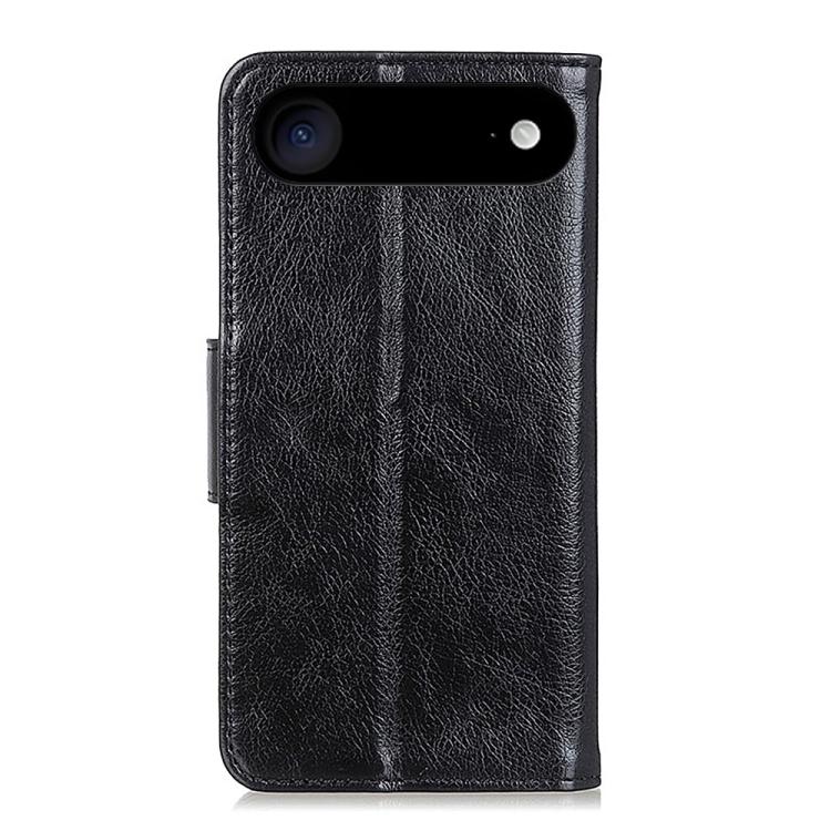 For iPhone 17 Air Nappa Texture Leather Case(Black)