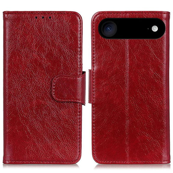 For iPhone 17 Air Nappa Texture Leather Case(Red)