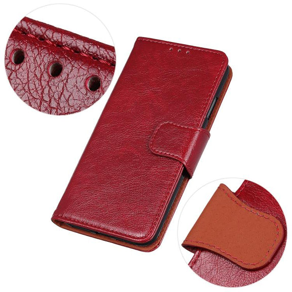 For iPhone 17 Air Nappa Texture Leather Case(Red)