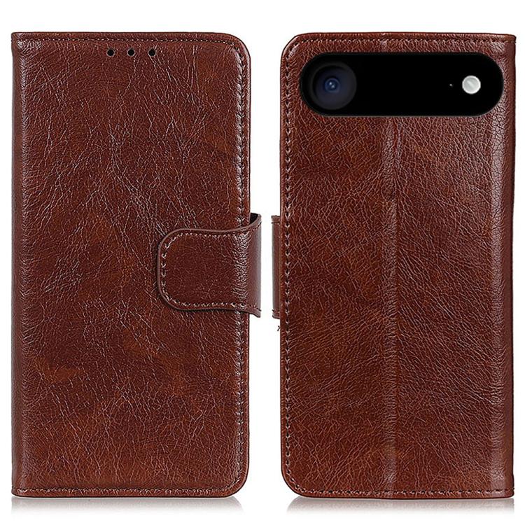 For iPhone 17 Air Nappa Texture Leather Case(Brown)