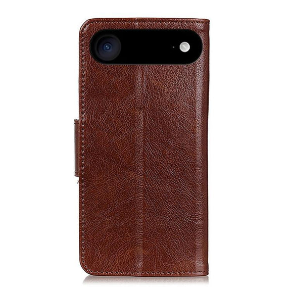 For iPhone 17 Air Nappa Texture Leather Case(Brown)