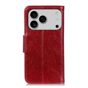 For iPhone 17 Pro Nappa Texture Leather Case(Red)