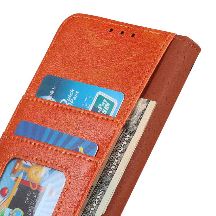 For iPhone 17 Pro Max Nappa Texture Leather Case(Orange)