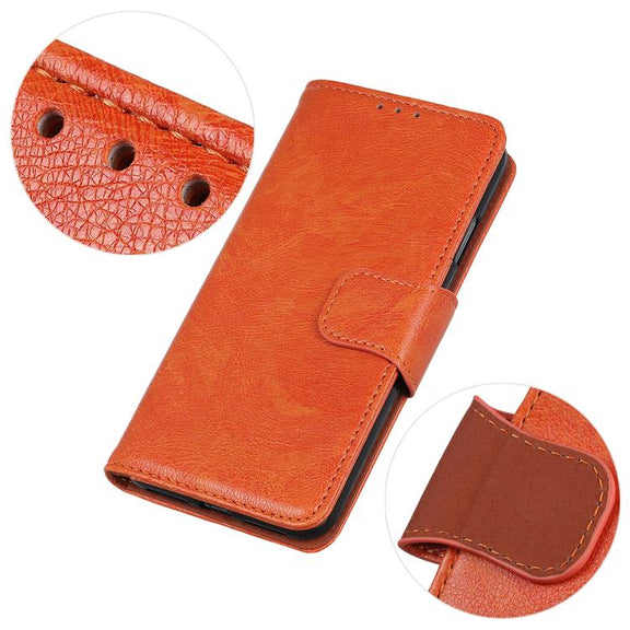 For iPhone 17 Pro Max Nappa Texture Leather Case(Orange)