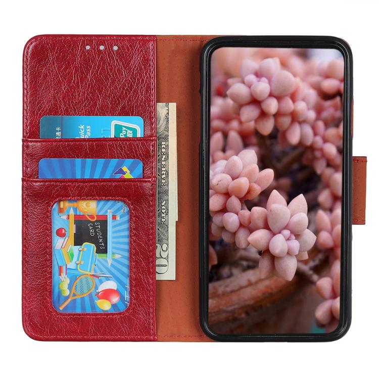 For iPhone 17 Pro Max Nappa Texture Leather Case(Red)
