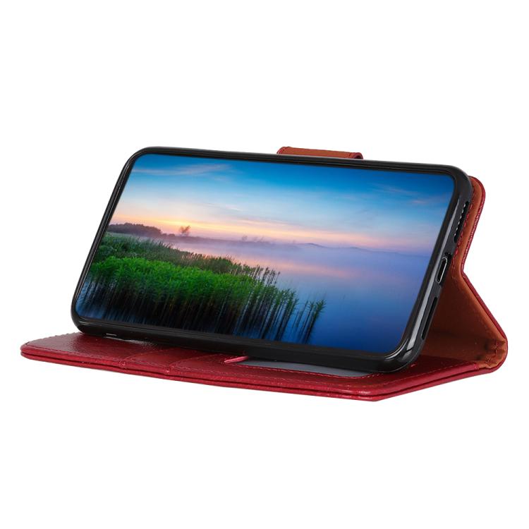 For iPhone 17 Pro Max Nappa Texture Leather Case(Red)
