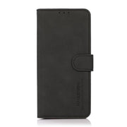 For iPhone 17 KHAZNEH Matte Texture Leather Phone Case(Black)