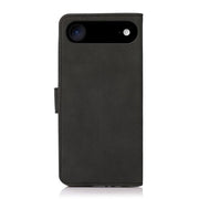 For iPhone 17 Air KHAZNEH Matte Texture Leather Phone Case(Black)