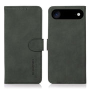 For iPhone 17 Air KHAZNEH Matte Texture Leather Phone Case(Green)