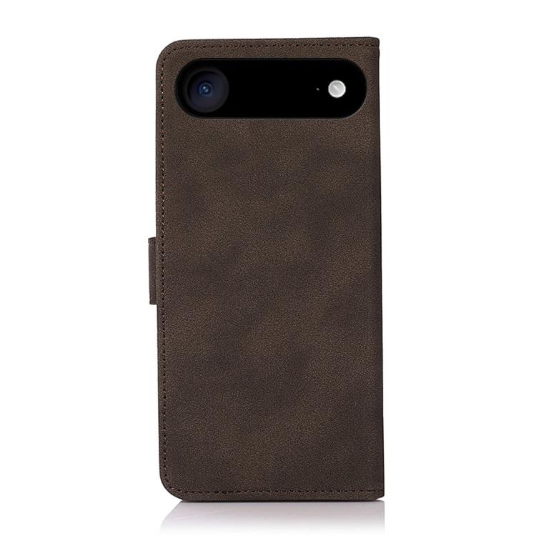 For iPhone 17 Air KHAZNEH Matte Texture Leather Phone Case(Brown)