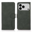 For iPhone 17 Pro KHAZNEH Matte Texture Leather Phone Case(Green) - free shipping - PMc TechLife - Order now!