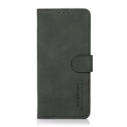 For iPhone 17 Pro KHAZNEH Matte Texture Leather Phone Case(Green)