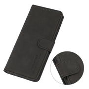 For iPhone 17 Pro Max KHAZNEH Matte Texture Leather Phone Case(Black)