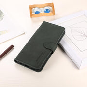 For iPhone 17 Pro Max KHAZNEH Matte Texture Leather Phone Case(Green)