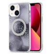 For iPhone 13 Dual-side IMD Marble Magsafe Phone Case(Black) - iPhone 13 Cases by PMC TechLife | Online Shopping South Africa | PMC TechLife
