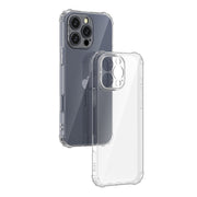 For iPhone 16 Pro Max Four-Corner Shockproof Clear TPU Phone Case(Transparent)