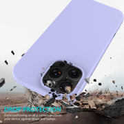 For iPhone 16 Pro Max Solid Color Silicone Phone Case(Purple)