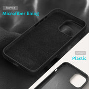 For iPhone 16 Pro Max Solid Color Silicone Phone Case(Black)