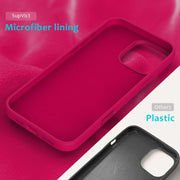 For iPhone 16 Pro Max Solid Color Silicone Phone Case(Rose Red)
