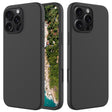 For iPhone 16 Pro Solid Color Silicone Phone Case(Black) - More iPhone Cases by PMC TechLife | Online Shopping South Africa | PMC TechLife | Buy Now Pay Later Mobicred