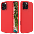 For iPhone 16 Pro Solid Color Silicone Phone Case(Red) - More iPhone Cases by PMC TechLife | Online Shopping South Africa | PMC TechLife | Buy Now Pay Later Mobicred