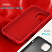 For iPhone 16 Pro Solid Color Silicone Phone Case(Red)