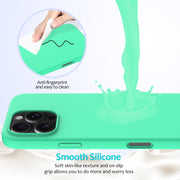 For iPhone 16 Pro Solid Color Silicone Phone Case(Green)