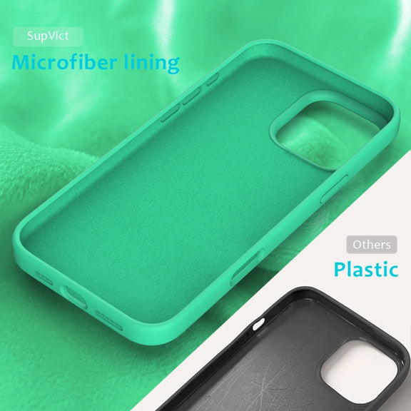 For iPhone 16 Pro Solid Color Silicone Phone Case(Green)