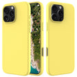 For iPhone 16 Pro Solid Color Silicone Phone Case(Lemon Yellow) - More iPhone Cases by PMC TechLife | Online Shopping South Africa | PMC TechLife | Buy Now Pay Later Mobicred