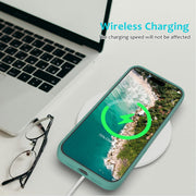 For iPhone 16 Pro Solid Color Silicone Phone Case(Pine Needle Green)