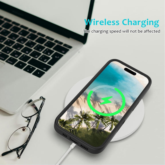 For iPhone 16 Plus Solid Color Silicone Phone Case(Black)