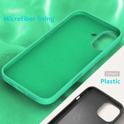 For iPhone 16 Plus Solid Color Silicone Phone Case(Green)