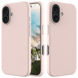 For iPhone 16 Plus Solid Color Silicone Phone Case(Sand Pink) - More iPhone Cases by PMC TechLife | Online Shopping South Africa | PMC TechLife | Buy Now Pay Later Mobicred