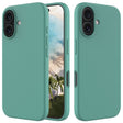 For iPhone 16 Plus Solid Color Silicone Phone Case(Pine Needle Green) - More iPhone Cases by PMC TechLife | Online Shopping South Africa | PMC TechLife | Buy Now Pay Later Mobicred
