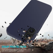 For iPhone 16 Plus Solid Color Silicone Phone Case(Midnight Blue)